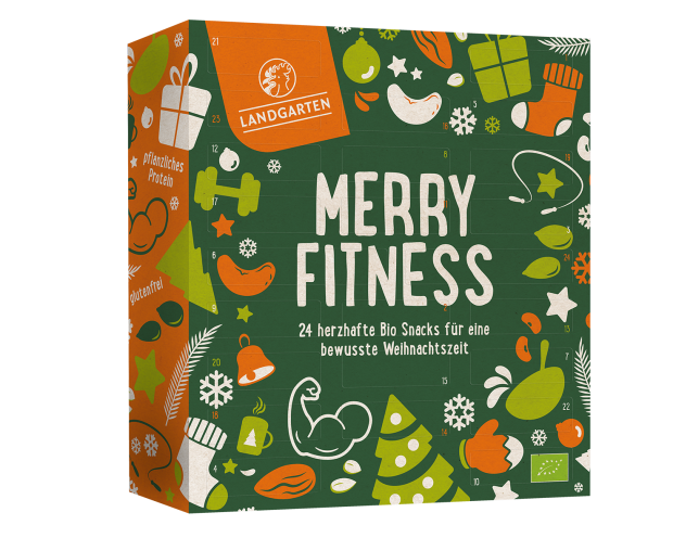 Adventskalender Fitness mit Bio Power Snacks