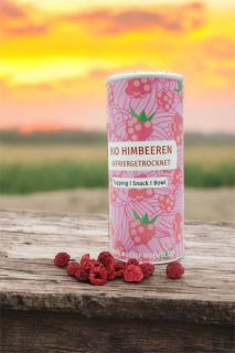 BIO Himbeeren gefriergetrocknet 100g Frischedose